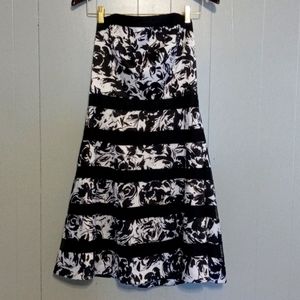 White House Black Market Strapless Dress M